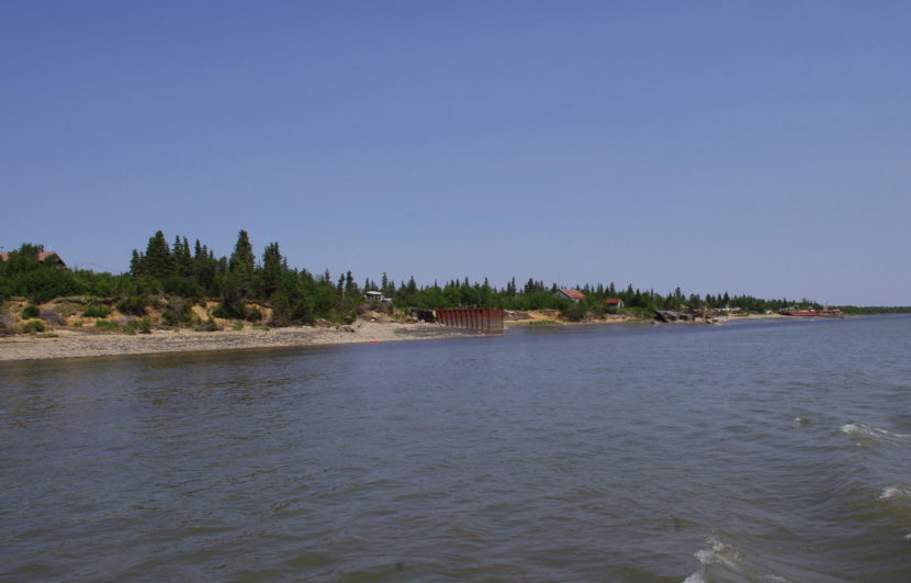 Levelock is shown in this June 2015 photo. The community on the Kvichak River is working to build a fish processing plant, which it hopes will open next year. (Photo by Molly Dischner/KDLG)