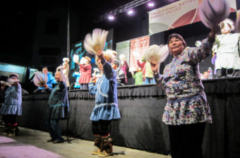 Alaska Native dance at AFN 2013.
