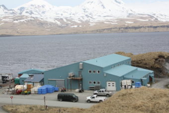 Atka Pride Seafood cannery, pictured in 2013. (Photo by Lauren Rosenthal/KUCB)