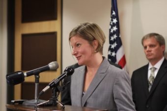 Jahna Lindemuth was named Alaska's attorney general by Gov. Bill Walker. (Photo by Graelyn Brashear/Alaska Public Media)
