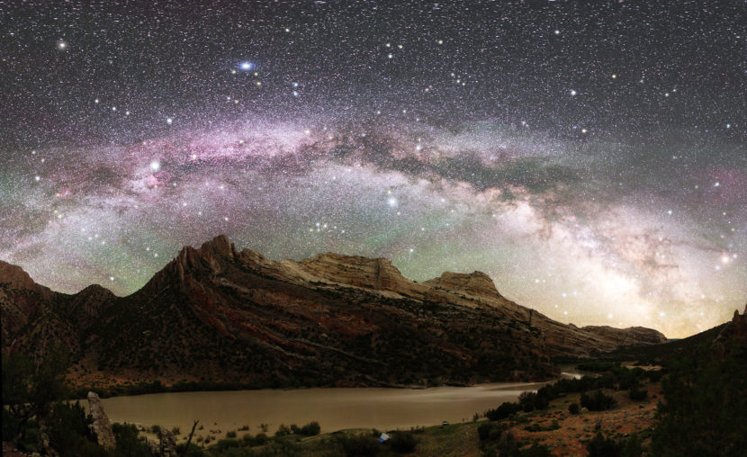 The Milky Way as seen from part of Dinosaur National Monument, which is located on the Colorado-Utah border. Dan Duriscoe/AAAS