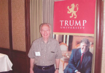 Bob Guillo attended a Trump University retreat session which cost $35,000. He learned little from the program and later asked for his money back. Courtesy of Bob Guillo