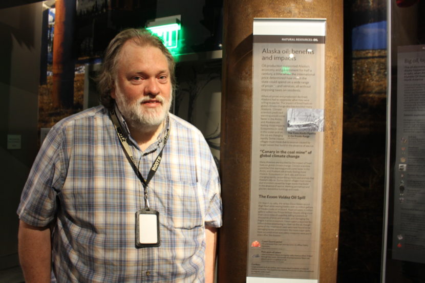 Steven Henrikson has worked at the state museum since 1988. (Photo by Elizabeth Jenkins/KTOO)
