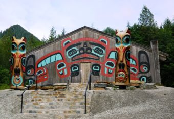 The city-owned clan house in Saxman, July 22, 2013.