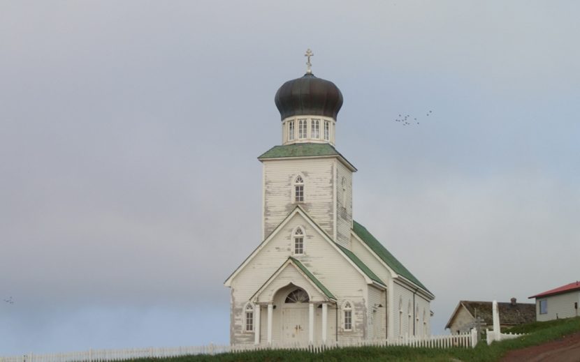 The Russian Orthodox Church in on St. George Island, Aug. 8, 2012. (Creative Commons photo by D. Sikes)