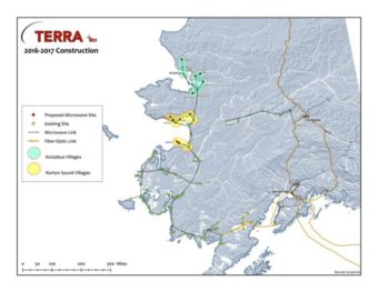 GCI TERRA Network 2016-2017 Construction Map. (Courtesy of GCI)