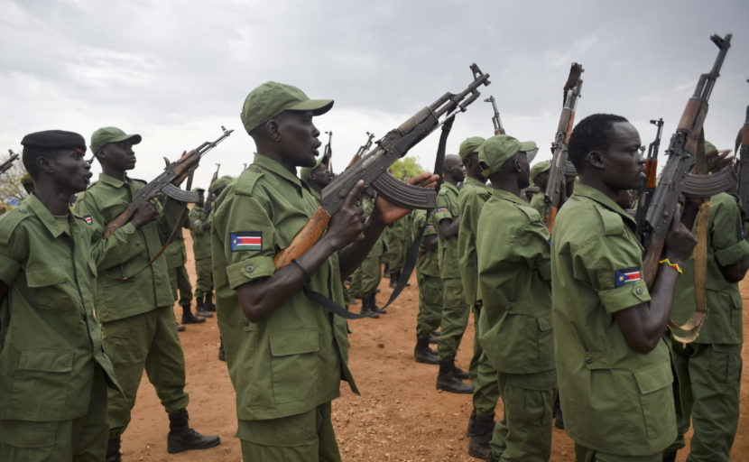 South Sudanese troops loyal to Vice President Riek Machar, pictured here in April, say their military positions in the capital are being attacked. Jason Patinkin/AP