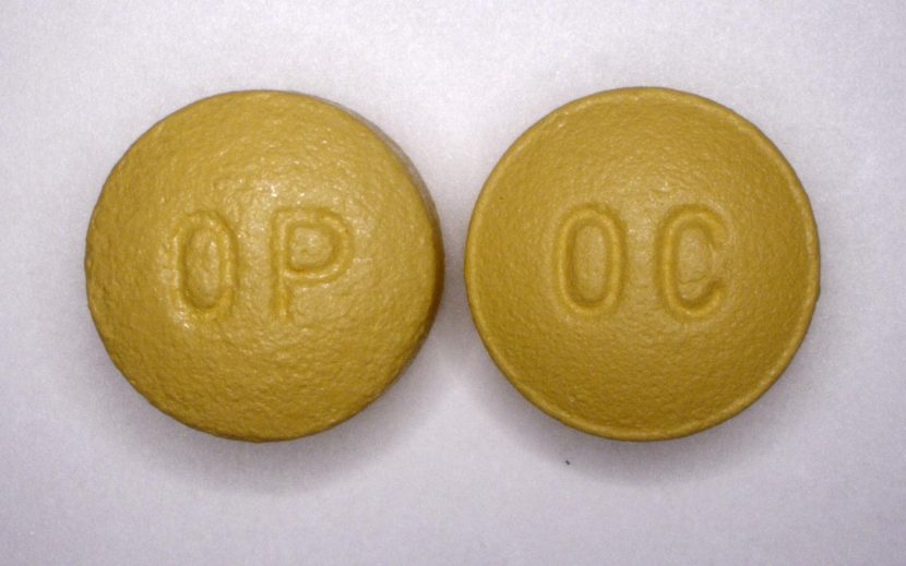 40 milligram OxyContin pills. (Photo courtesy U.S. Drug Enforcement Agency)
