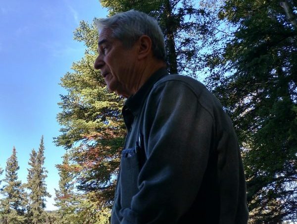 Gorman says he knows “the Tanana moves all the time,” which is why he sought advice on where to build his home from longtime area residents familiar with the river. (Tim Ellis, KUAC – Fairbanks)
