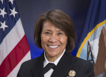 Rear Admiral Raquel Bono, Chief, Medical Corps, United States Navy (Photo courtesy of the U.S. Navy)