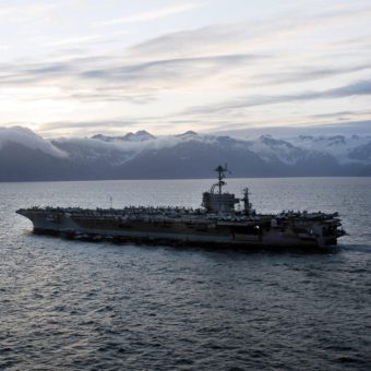Northern Edge military training exercise in the Gulf of Alaska. (U.S. Navy)