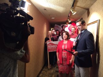 Rep. Lora Reinbold won the Republican nomination for her seat. (Photo by Anne Hillman/Alaska Public Media)