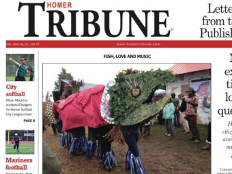 The Homer Tribune has new owners as well as a new look. The weekly newspaper is issuing a print edition again right in time for its 25th Anniversary this August. (Screen grab)