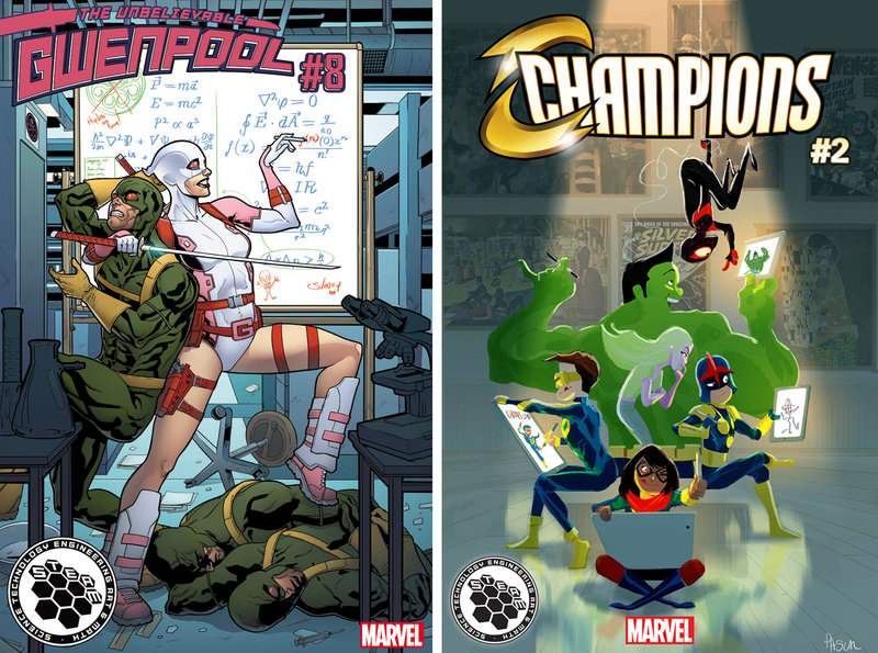 Gwenpool and Champions Courtesy of Marve
