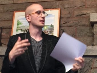 Poet Max Ritvo who chronicled his long battle with cancer has died. He was 25. Judith Eigen Sarna/AP