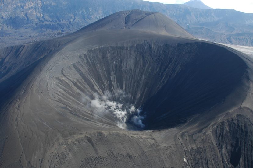 Okmok Volcano CREDIT ALASKA VOLCANO OBSERVATORY, USGS/WIKIMEDIA COMMONS