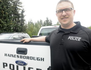 Haines police chief Heath Scott wants to expand the four-officer department, but placing a school resource officer at Haines School District is no longer a priority. (Jillian Rogers, KHNS)