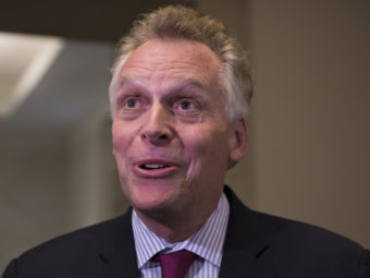 Virginia Gov. Terry McAuliffe announced that his administration would individually restore voting rights to 13,000 felons who have served their time. Last month, the Virginia Supreme Court ruled that McAuliffe lacked the constitutional authority to enfranchise more than 200,000 felons en masse. (Photo by J. Scott Applewhite/Associated Press)
