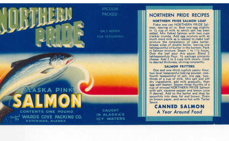 Canned salmon label courtesy of Karen Hofstad