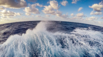 Rough seas prevented the NOAA's Okeanos Explorer from collecting data in the the Papahānaumokuākea Marine National Monument in February. NOAA Office of Ocean Exploration
