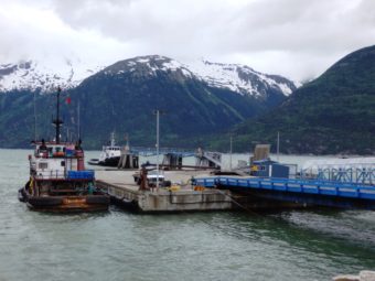 The Skagway ferry dock. (Emily Files)