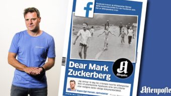 Espen Egil Hansen, the editor-in-chief of Norway's Aftenposten newspaper, addressed Facebook CEO Mark Zuckerberg in a front-page open letter on Friday. Aftenposten