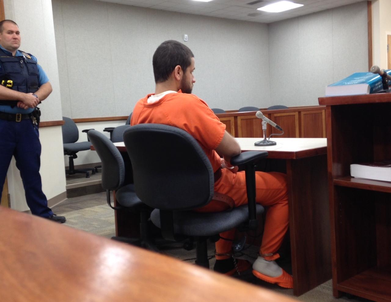 Christian Young, 24, was arraigned for felony probation violations Wednesday in Dillingham. (Photo by KDLG)