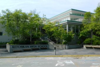 Ketchikan High School. (Photo by KRBD)