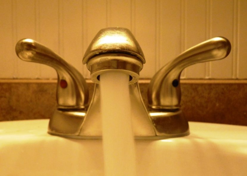Faucet and running water. (Photo courtesy of KCAW)