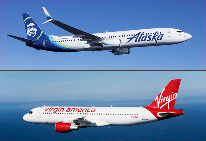 (Photo by Alaska Airlines/Virgin America)