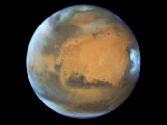 An image of Mars taken on May 12.(NASA/ESA/Hubble Heritage Team - STScI/AURA, J. Bell - ASU, M. Wolff - Space Science Institute via AP)