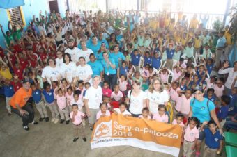 Bethel-based optometrists traveled to the Dominican Republic to work with a team that provided eye exams to 350 children earlier this month. (Photo by Enver Fernandez/Timberland)