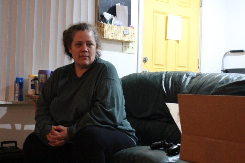 Diane Buck at her home in Juneau. (Photo by Elizabeth Jenkins/Alaska's Energy Desk)