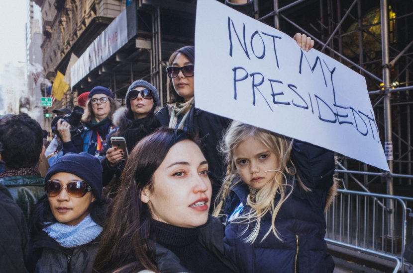 Anti-Trump rally in Manhattan