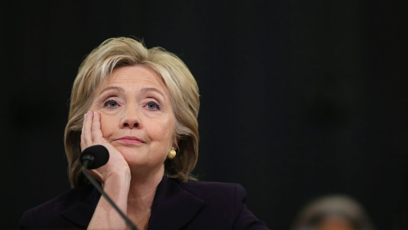 Hillary Clinton testifies before the House Select Committee on Benghazi on Oct. 22, 2015. Chip Somodevilla/Getty Images