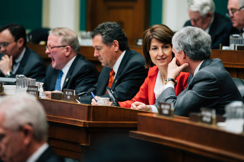Congresswoman Cathy McMorris Rodgers during a markup in the Energy & Commerce Committee this year. (Photo courtesy office of Rep. McMorris Rodgers) 
