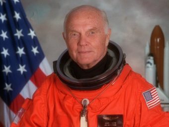 Portrait Of U.S. Sen. John H. Glenn Jr. in 1998, when he served as Payload Specialist For Space Shuttle Sts-95. Glenn has died at the age of 95. NASA/Getty Images