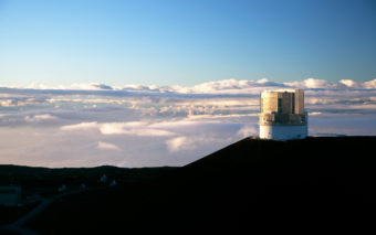 Astronomers searching for an undiscovered planet in the outer solar system hope to catch a glimpse of it Thursday through the Subaru telescope located on top of Hawaii's Mauna Kea mountain. (Photo courtesy of the National Astronomical Observatory of Japan)
