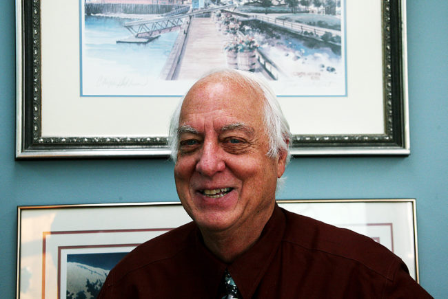 Juneau Mayor Ken Koelsch poses for a shot in the City and Borough building on Tuesday, January 3, 2017. (Photo by Tripp J Crouse/KTOO)