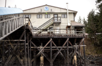The Auke Bay Marine Station on Tuesday, Jan. 31, 2017. Juneau Docks and Harbors is interested in the property for a potential expansion of Statter Harbor. (Photo Tripp J Crouse/KTOO)