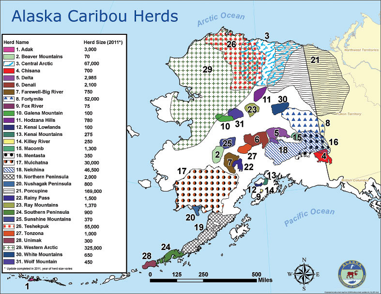 The working group voted to support a proposed change to a registration permit hunt in units 21, 23, 24, and 26. (Map by Alaska Department of Fish and Game)