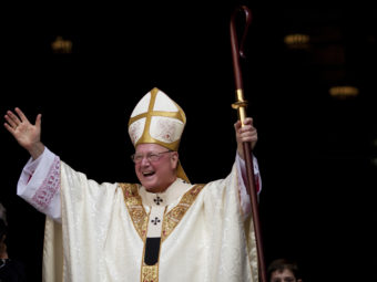 Cardinal Timothy Dolan, the archbishop of New York, will be one of six faith leaders to pray at Donald Trump's inauguration. Victor J. Blue/Getty Images