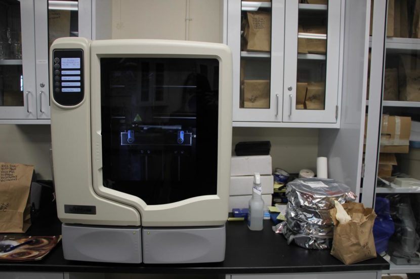 3-D printer at the UAF Bristol Bay campus.