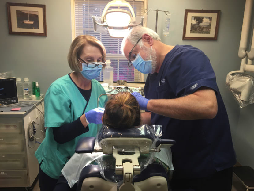 Dr. Joel Funari performs some 300 tooth extractions annually at his private practice in Devon, Pa.. He's part of a group of dentists reassessing opioid prescribing guidelines in the state.