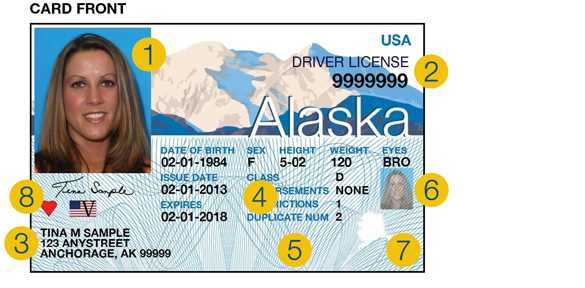 Alaska rolled out updated driver's license and ID cards in June 2014. They are not REAL ID-compliant.