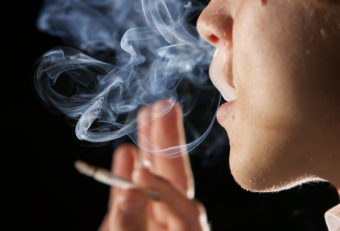 marijuana smoke photo illustration