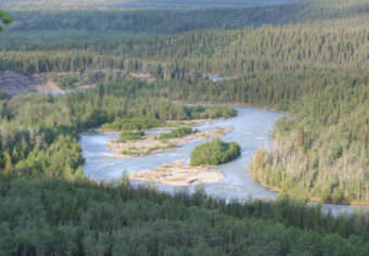 The Klutina River, a tributary of the Copper River (Photo courtesy Alaska Department of Fish and Game)