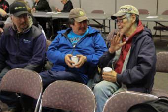 Tribal members from more than a dozen YK Delta tribes met March 8, 2017, in Bethel to discuss how their villages have been affected since alcohol sales began in Bethel last spring and what tribes can do about it. (Photo by Gale Ekamrak/KYUK)