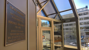 Dimond Courthouse plaque