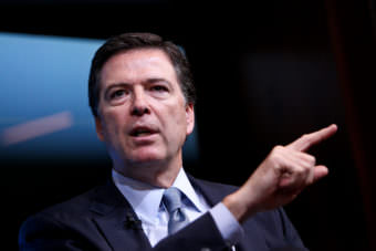 FBI Director James Comey discusses the impact of technology on the work of law enforcement at a Brookings Institution event on Oct. 16, 2014.(Creative Commons photo courtesy Brookings Institution)